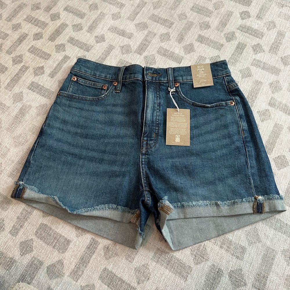 NWT J.Crew cut off denim shorts